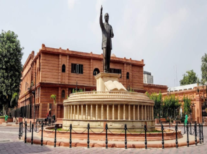 Babasaheb Dr. BR Ambedkar’s Parliament-themed statue